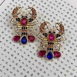 Colorful Lobster Earrings